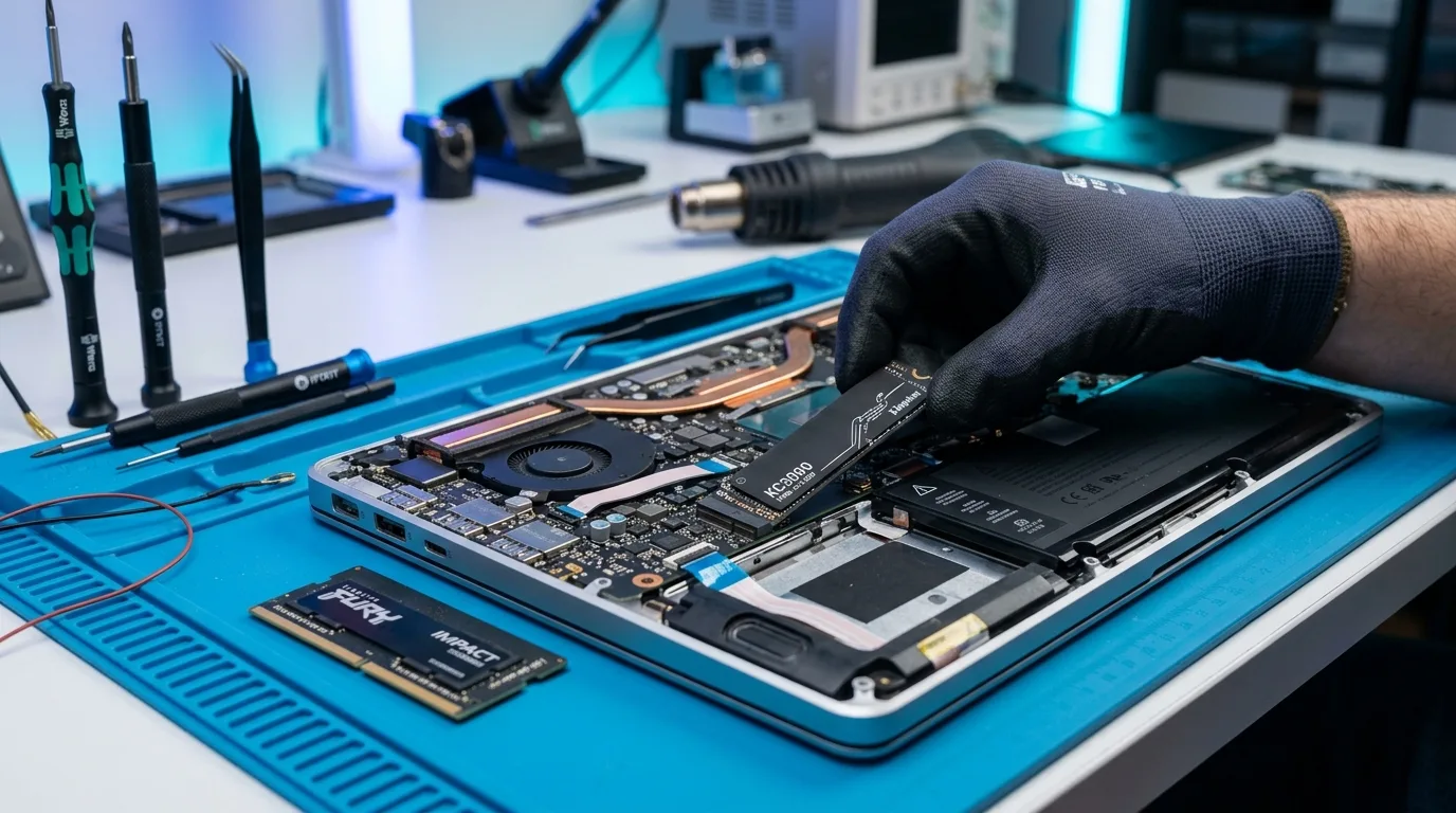 Upgrade de Memória RAM e SSD